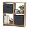 IRIS USA 4-Cube Ash Brown Heavy Duty Organizer view 4