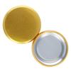 Jutagoss 24pcs 1/2 oz Round Aluminum Cans, Tin Can Screw Top Metal Lid Containers for Lip Balm, Crafts, Cosmetic, Candles, Candies, gold 15ml view 1