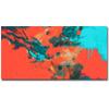 100% Hand-Painted Art Oil Painting Original Abstract Wall Art Gift Original Colorful Painting Abstract Large Colorful Abstract Oil Painting 60X30Inch Unstretched view 1