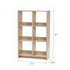 IRIS USA 6-Cube Ash Brown Heavy-Duty Organizer view 3