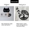 4Pcs Tree of Life Metal Wall Art Decor, 23in Large Outdoor Garden Wall Sculpture with Birds of Peace, Iron Hanging Wall Plaque for Patio Home Living Room, Mother's Day Father's Day Gifts for Men Women view 4