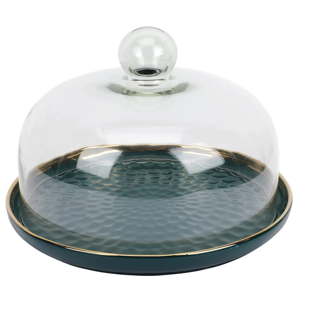 1 Set Cake Display Tray Cake Stands with Cover Cupcake Display Holders Clear Cake Plates Wedding Cake Stand Fruit Plates Dome Cake Pan Turntable Stand Bread Pan Ceramics To Bake