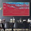 100% Hand-Painted Art Oil Painting Acrylic Painting, Original Abstract Wall Art Wall Art on Canvas Unique Wall Art Abstract Painting 96X48Inch Unstretched view 2