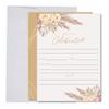 Boho Baby Shower Invitations, Pampas Grass, Neutral Birthday Girl Boy 20 Invites + 20 Envelopes, 5x7 (Boho001) view 1
