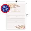 Boho Baby Shower Invitations, Pampas Grass, Neutral Birthday Girl Boy 20 Invites + 20 Envelopes, 5x7 (Boho001) view 2