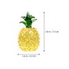 VICASKY 1pc Crystal Pineapple Ornament Handmade Figurine for Home Office Decoration Table Centerpiece for Valentine Day Mother Day Christmas Versatile Use view 2