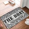 gaeruite Welcome Door Sign What Happens On The Boat Stays On The Boat Rug Outside Decor (Size : 20 * 32IN/50 * 80CM) view 1