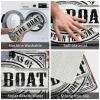 gaeruite Welcome Door Sign What Happens On The Boat Stays On The Boat Rug Outside Decor (Size : 20 * 32IN/50 * 80CM) view 4
