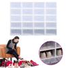 LYNICESHOP White 20 Pack Stackable Shoe Storage Box,Clear Plastic Shoe Box with Lids Foldable Shoe Box Storage Containers For Sneaker Drop Front Shoe Organizer Shoe Storage Bins 12.2 * 5.2'' view 3