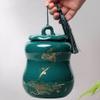 15.4cm Tea Caddy Ceramic Creative Sealed Storage Tea Jar Household Tea Box Kung Fu Tea Set view 2