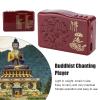 GLOGLOW Buddha Music Player, Buddhist Chanting Player Portable Buddhist Prayer Machine with 30 Buddhist Scriptures for Home Family Elders Temple view 2