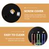 Leak-Proof Thread Lids Reusable Jar Caps Bottle Caps for Household Bottles Accessory for Cups and Storage Containers 0.94 Inch view 4
