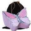 MEMORIALS 4U Butterfly Sculpture Cremation Urn - Handcrafted Metal Urn for Human Ashes - Artistic Urn with Velvet Bag (Pink Adult) view 1