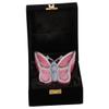 MEMORIALS 4U Butterfly Sculpture Cremation Urn - Handcrafted Metal Urn for Human Ashes - Artistic Urn with Velvet Bag (Pink Adult) view 2