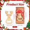 24PCS Christmas Reindeer Bottle Openers for Wedding Bridal Shower or Baby Shower Party Favors Gifts for Guests Christmas Party Decorations Souvenirs view 2