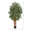 Nearly Natural 5ft. Aralia Artificial Tree view 2
