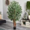 Nearly Natural 5ft. Aralia Artificial Tree view 3