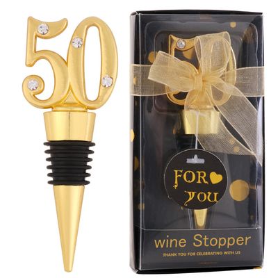 24 Pack 50th Birthday Party Favors For Guests 50 Years Old Wine Bottle With Gift Box For 50th Wedding Party Favor Souvenirs Decoration