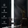 DWCN Blackout Curtains for Bedroom with Tiebacks - Room Darkening Privacy Grommet Top Window Curtains for Living Room, 70 x 63 inch Length, Cappuccino, Set of 2 Panels view 3