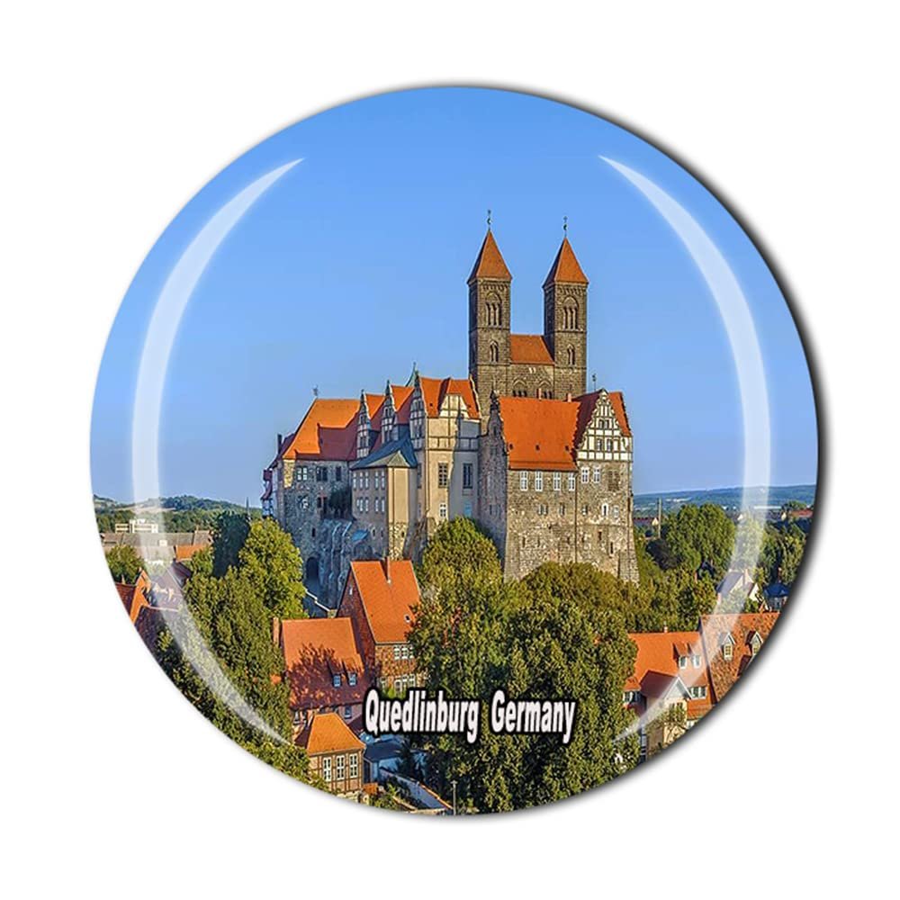 Germany Quedlinburg Fridge Magnet Crystal Tourist Souvenir Gift Collection Home Decoration Refrigerator Magnetic Sticker