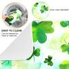 Absorbent Dish Drying Mat for Kitchen Counter - Clover Clover Microfiber Drying Pad, Reversible Drainer Mats for Countertop, Large 18" x 24" view 2