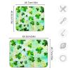Absorbent Dish Drying Mat for Kitchen Counter - Clover Clover Microfiber Drying Pad, Reversible Drainer Mats for Countertop, Large 18" x 24" view 3