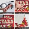 Camper Accessories for Inside Welcome to Our Backyard Bar Proudly Serving Whateve You Bring Rug Water Absorbing Door Mat (Size : 20 * 32IN/50 * 80CM) view 4
