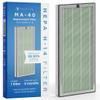 Medify MA-40 Genuine Replacement Filter for Allergens, Smoke, Wildfires, Dust, Odors, Pollen, Pet Dander | 3 in 1 with Pre-filter, True HEPA H13 and Activated Carbon for 99.9% Removal | 1-Pack view 1
