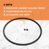 09905 Pressure Canner Sealing Ring Replacement for Presto 01710, 01740,01750,01770,01780 12-22qt Pressure Cooker or Canner, Includes Automatic Air Vent & Overpressure Plug view 4
