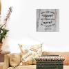 14x14 Inch Wood Sign Wall Art Wooden Plaque God Has Said, Never Will I Leave You; Never Will I Forsake You.Hebrews 13~5 Inspirational Home Decor for Porch Entryway Kitchen Housewarming Gift view 4