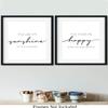 You Are My Sunshine - Beautiful Modern Typography Wall Print - Set of 2 - Minimalist Wall Decor for Nursery - Above Crib Wall Art - Baby Shower Gifts - New Parent Gift - 11x14 unframed print view 2