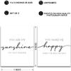 You Are My Sunshine - Beautiful Modern Typography Wall Print - Set of 2 - Minimalist Wall Decor for Nursery - Above Crib Wall Art - Baby Shower Gifts - New Parent Gift - 11x14 unframed print view 3
