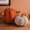 Melrose International Woven Sweater Design Pumpkin (Set of 2) view 2