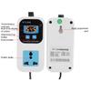 Digital Humidity Controller 0-99% RH Hygrostat with Sensor Outlet 110-220V for Humidifier Dehumidifier HVAC (US Plug) view 2