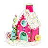 December Diamonds Candy Land 13" Pink Candy House Figurine view 1