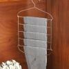 Stainless Steel Magic Pants Hangers Foldable Multifunctional Space Saving Slacks Hangers for Pants Clothes view 4