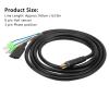 Alomejor Electric Extension Cord with Male Connector, 160cm 9 Pin Motor Convert Extension Cable Replacement view 3
