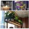 Ceiling Shelf Flower Pot Rack Storage, Ceiling Hanging Flower Stand, Adjustable Ceiling Floating Shelves, Creative Plant Railing Shelf, Hanging Flower Stand (Size : 120X25X15CM) view 4