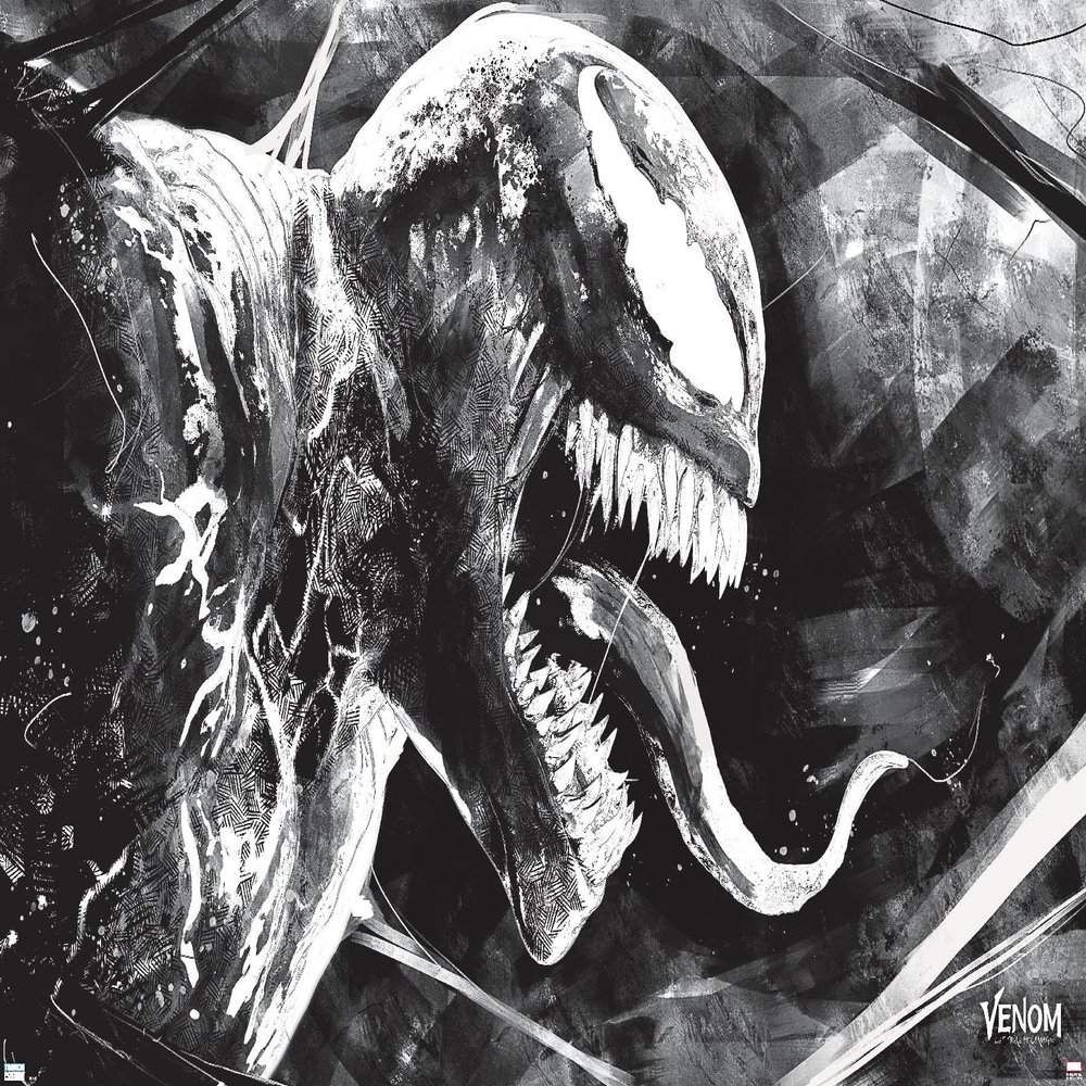 Trends International Marvel Venom: Let There be Carnage - Sketch Wall Poster, 34L x 22.4W, Premium Unframed Version