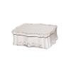 Cherished Moments Personalized Small Rectangle-Shaped Jewelry Box with Custom Engraved Name and Cross for Baptism Gift, Silver Toned view 3