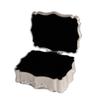 Cherished Moments Personalized Small Rectangle-Shaped Jewelry Box with Custom Engraved Name and Cross for Baptism Gift, Silver Toned view 4