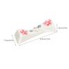 Cabilock 6pcs Ceramic Chopstick Holders Elegant Snowflake Glaze Design for Dining Table Practical Tableware Racks for Home Restaurants and Hotels view 4