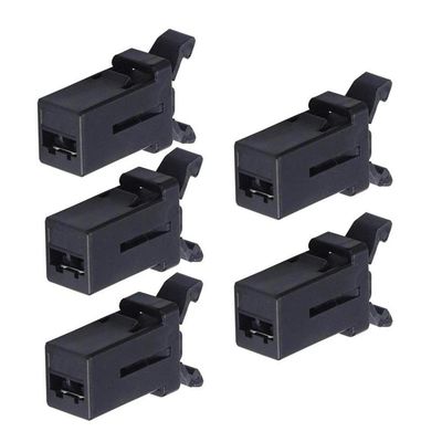 KXJSMAH Hook-Latches 5pcs Trash Can Plastic Lock Self-Locking Switch Replacement Catch Compatible Touch Lid Bin Latch Repair Clip (Color : Black)