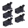 KXJSMAH Hook-Latches 5pcs Trash Can Plastic Lock Self-Locking Switch Replacement Catch Compatible Touch Lid Bin Latch Repair Clip (Color : Black) view 1