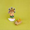 Decole ZCB-51422 Thunder God Cat, Approx. 1.8 x 1.2 x 2.9 inches (46 x 30 x 73 mm), Gold view 3