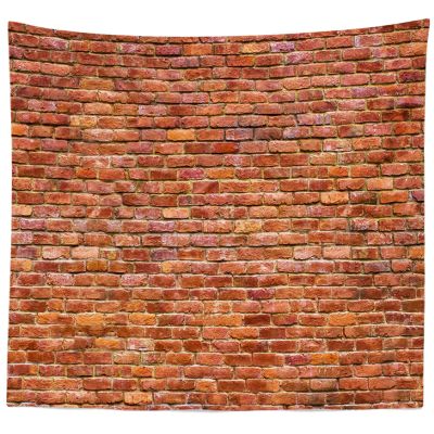 Loccor Red Brick Wall Tapestry Vintage Red Brick Stone Wall Texture Tapestry for Kids Adults Bedroom Living Room Dorm Home Aesthetic Decor 80''x60''