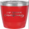 CustomGiftsNow I'd Rather Be Camping - Stainless Steel Double-Wall Insulated Tumbler 20-Ounce Truck Car Travel Coffee Cup Mug with Lid view 1