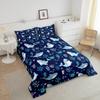 Homewish Cute Shark Comforter Set Full Size,Seaweed Crab Bedding Set 3pcs for Kids Teens Adult Room Decor, Ocean Sea Animals Quilt Set Navy Blue Duvet Insert with 2 Pillowcases view 3