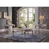 BOWERY HILL Contemporary Coffee Table in Vintage Bone White view 2