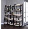 BOWERY HILL Contemporary Bookshelf in Natural and Black view 3